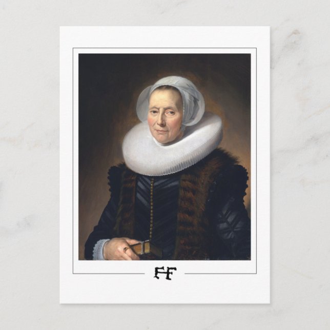 Frans Hals #225 - Cartão Postal de Arte Fina (Frente)