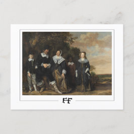 Frans Hals #277 - Cartão Postal de Arte Fina
