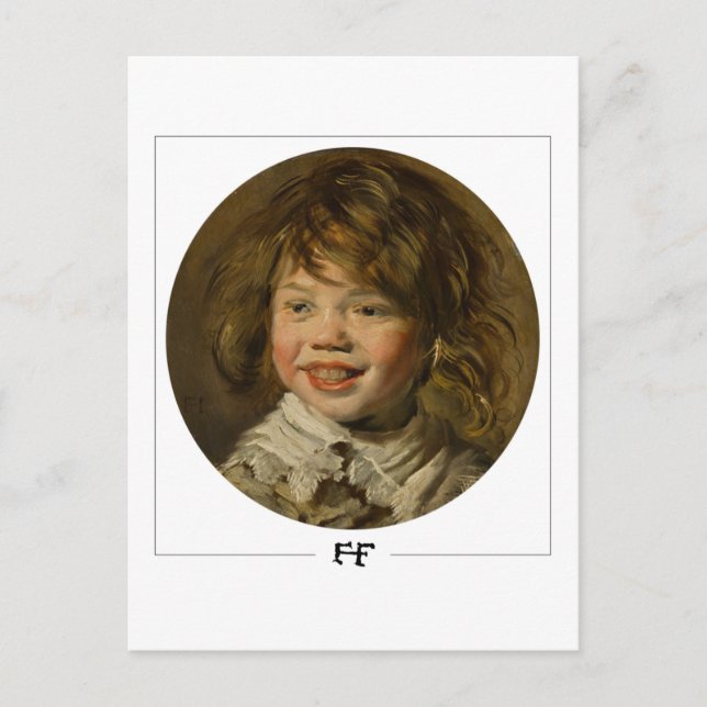 Frans Hals #284 - Cartão Postal de Arte Fina (Frente)