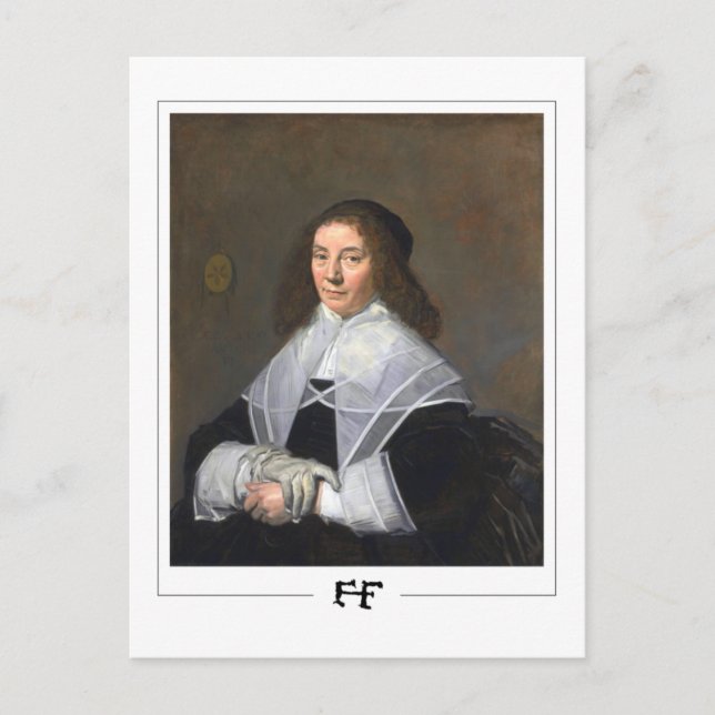 Frans Hals #297 - Cartão Postal de Arte Fina (Frente)