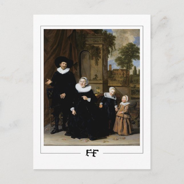 Frans Hals #5 - Cartão Postal de Arte Fina (Frente)