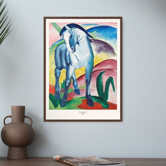 Franz Marc Art Impressão Blue Horse I Painting (Criador carregado)