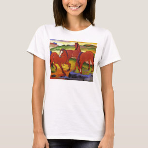 Franz Marc que pasta o t-shirt dos cavalos