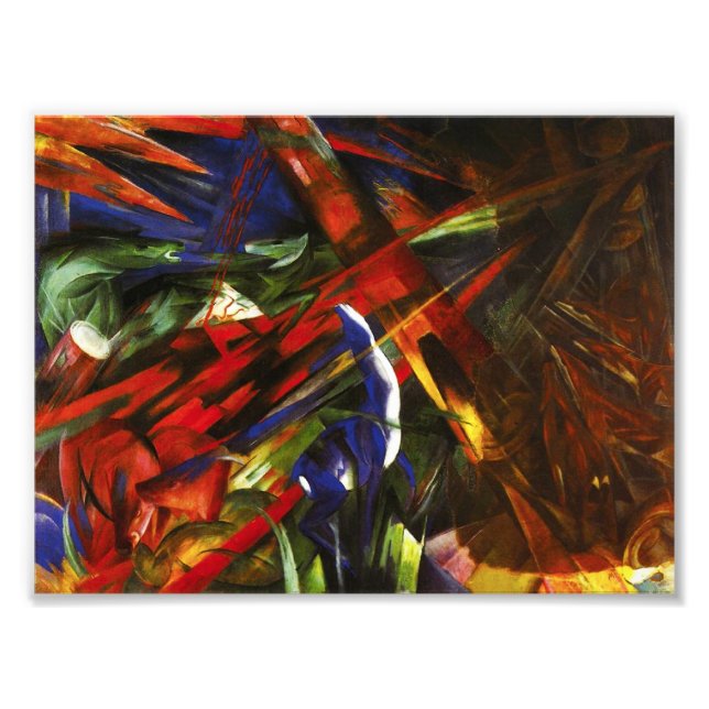 Franz Marc Tierschicksale Foto Impressão (Frente)