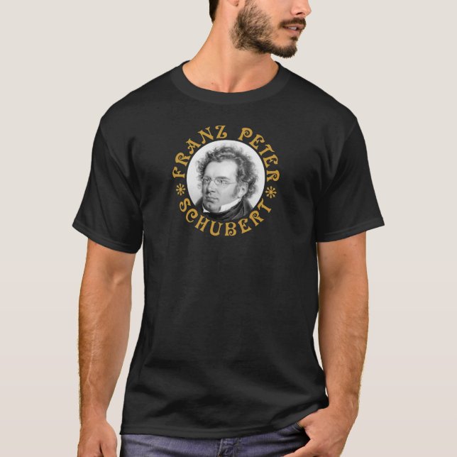 Franz Peter Schubert - Velho Dourado - ZZ T-Shirt (Frente)