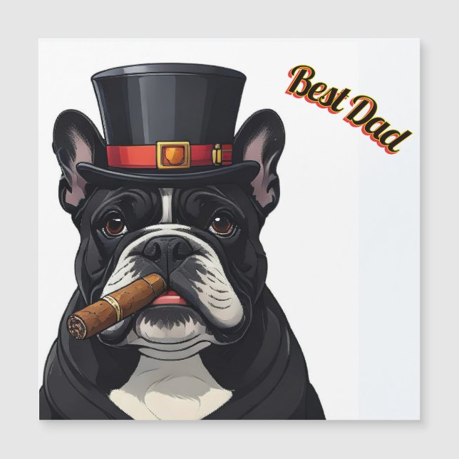 Französische Bulldogge French Bulldog Zigarre (Frente)