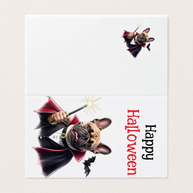  französische Bulldogge Halloween French Bulldog (Exterior Desdobrado)