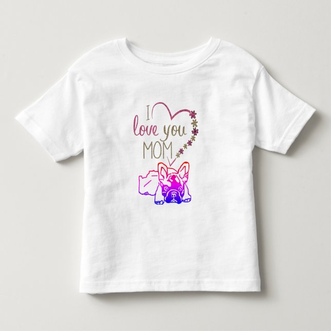 Französische Bulldoggen T-Shirt (Frente)