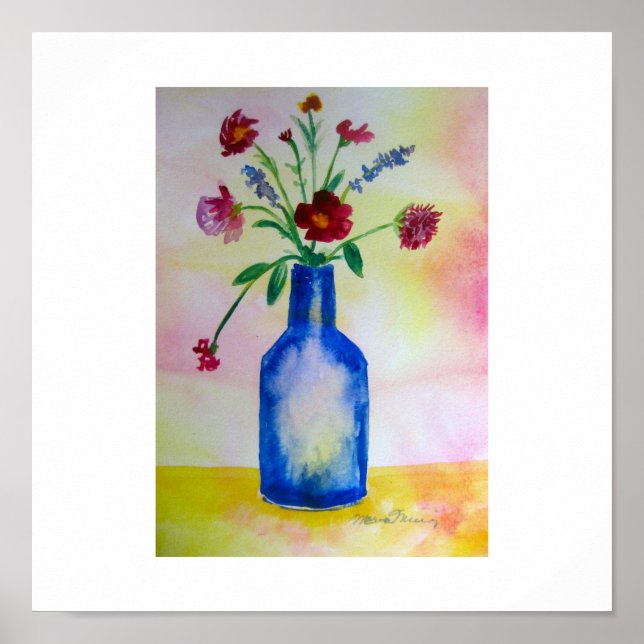 Frasco Azul - poster (Frente)