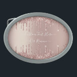 Frasco de Texto das Unidades de Brilho da Lente Do<br><div class="desc">Rosa Dourado Blush Glitter Sparkle Drips Texto rosa Cor-de-rosa Personalizado Moderno - Adicionar seu Texto Único ou Remover Texto - Fazer seu Presente Especial - Redimensionar e mover ou remover e adicionar texto / elementos com ferramenta de personalização. Design por MIGNED. Por favor, veja meus outros projetos. Você também pode...</div>