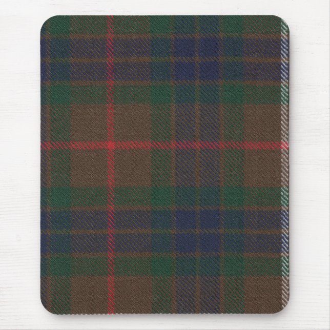 Fraser que caça o Tartan moderno Mousepad (Frente)