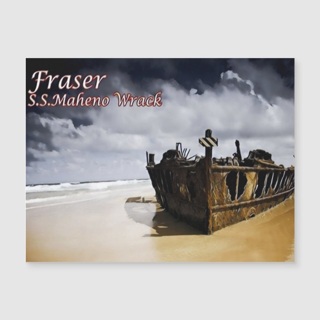 Fraser - S.S.Maheno Wrack - Austrália - (Frente)