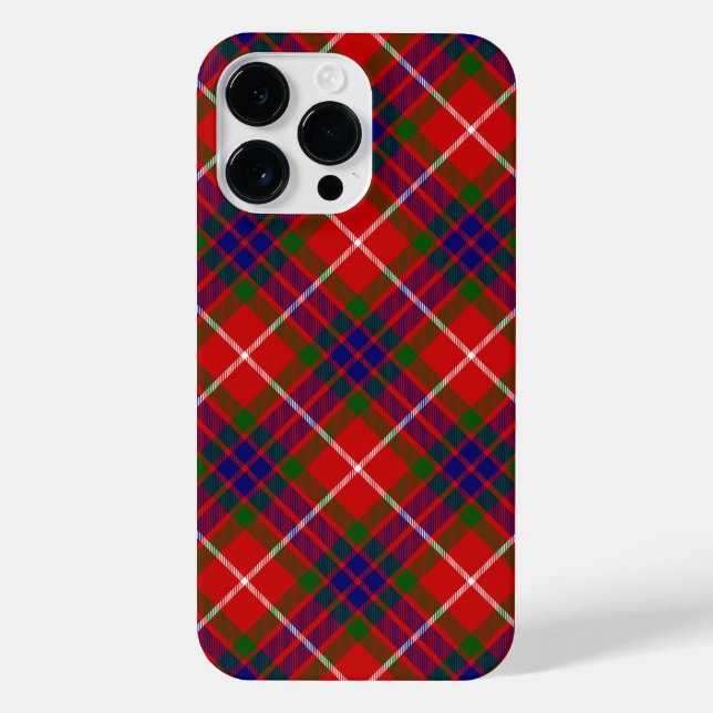 Fraser tartan vermelha, xadrez púrpura azul (Verso)