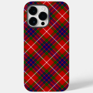 Fraser tartan vermelha, xadrez púrpura azul