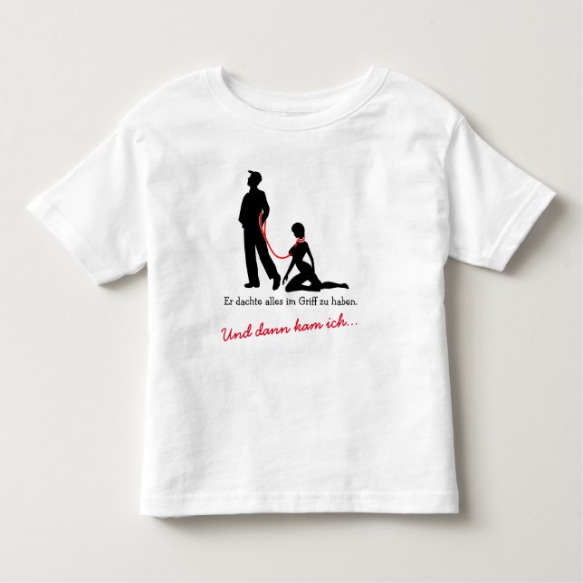 Frau an der Leine - Camiseta T Böse Männer Toddler (Frente)