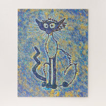 Frazzled Cat Jigsee Quebra-cabeça