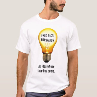 Fred Ricci para o mayor-- camisa da ampola