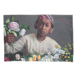 Frederic Bazille - Jovem Mulher com Peonias