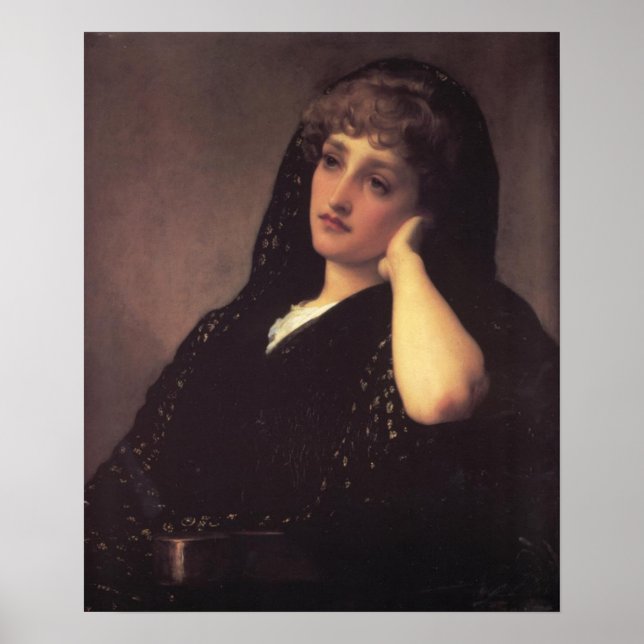 Frederic Leighton Memories Fine Art Poster (Frente)