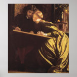 Frederic Leighton The Painter's Honeymoon Poster<br><div class="desc">This fine art poster has the painting "The Painter's Honeymoon" on it by Frederic Leighton.</div>