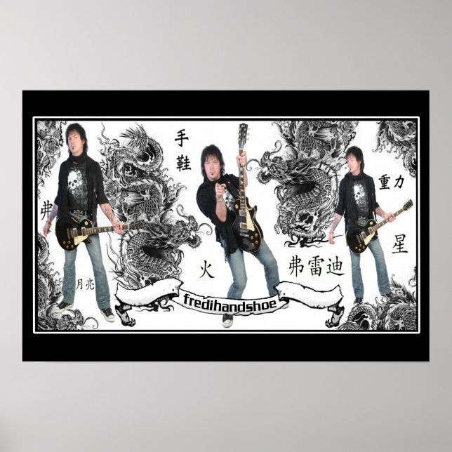 Fredi Handshoe Dragon e Poster de canções (Frente)