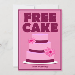 Free Cake Engraçado Salve O Anúncio De Casamento D