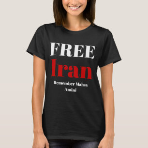 FREE IRÃ LEMBRA-SE DE Mahsa Amini T-Shirt