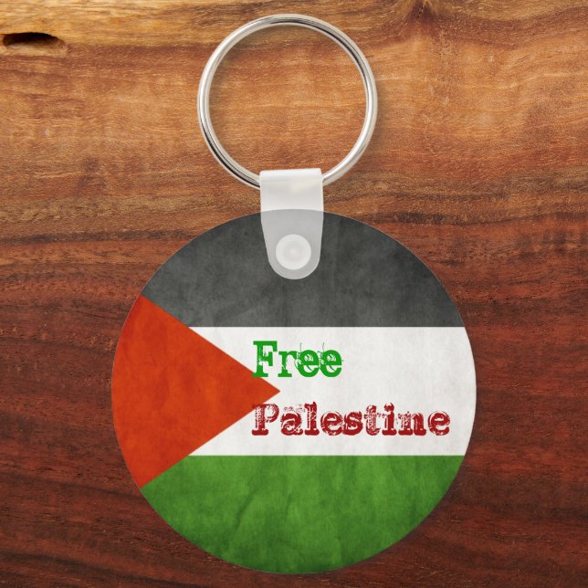 Free Palestine Chaveiro (Frente)