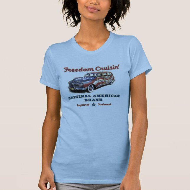 Freedom Cruisin' Ladies T-Shirts (Frente)