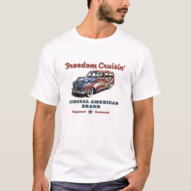 Freedom Cruisin' Men's T-Shirts (Frente)