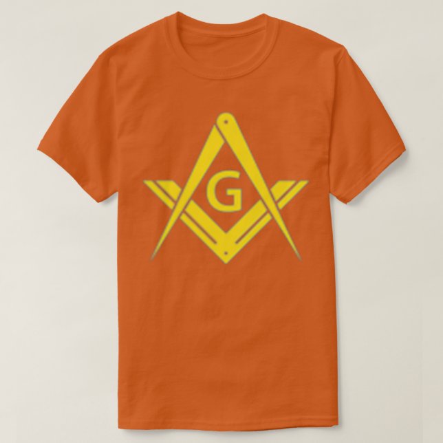 Freemason de Compass de Camisa Masônica (Frente do Design)