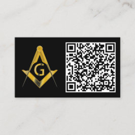 Freemason QR Code Cartão de visita