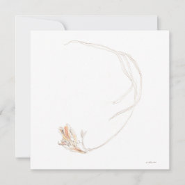 Freesia Seca 1 Cartão Plano