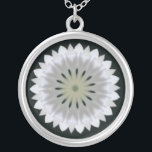 Freesias Coordenando o Colar de Prata<br><div class="desc">Um bonito presente de casamento para as suas damas de honra para as obrigados para o fazer do seu dia especial perfeito. Este colar de pingente prateado coordena-se com a sua papelaria de casamento e é um design digital de uma fotografia de Judy Adamson.</div>