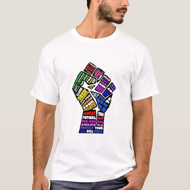 freewillpower: o t-shirt dos homens de vencimento (Frente)