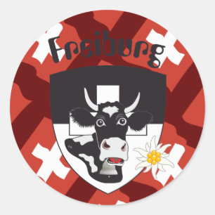 Freiburg Suíça Suisse Svizzera autocolante