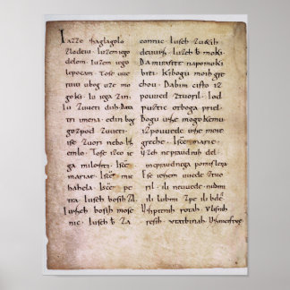 Freising Manuscript replica impressão