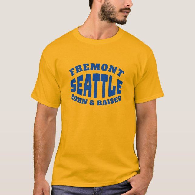 Fremont Seattle Nascer e T-Shirt Raised (Frente)