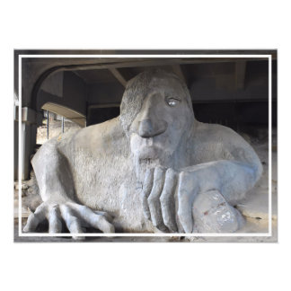 Fremont Troll de Seattle Impressão Fotográfica (vá