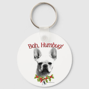 Frenchie Bah Humbug Chaveiro