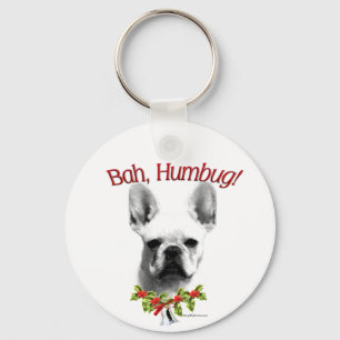 Frenchie Bah Humbug Chaveiro