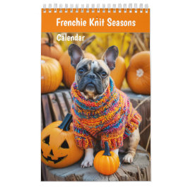 Frenchie Knit Seasons - Calendário de Cachorro Aco