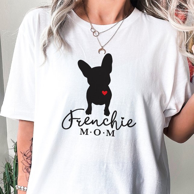 Frenchie Mãe | T-Shirt Proprietário do Bulldog Fra (Criador carregado)