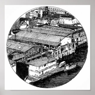 Frente d'água - Poster