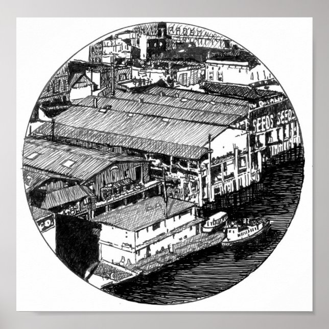 Frente d'água - Poster (Frente)