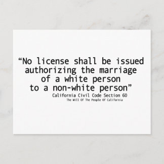 Frente do Cartão Postal da Seção 60 do Código Civi