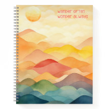 Frequentemente, Wander Wonder Always Watercolor