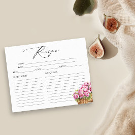 Fresco Do Mercado Cartões De Receita De Chá de pan