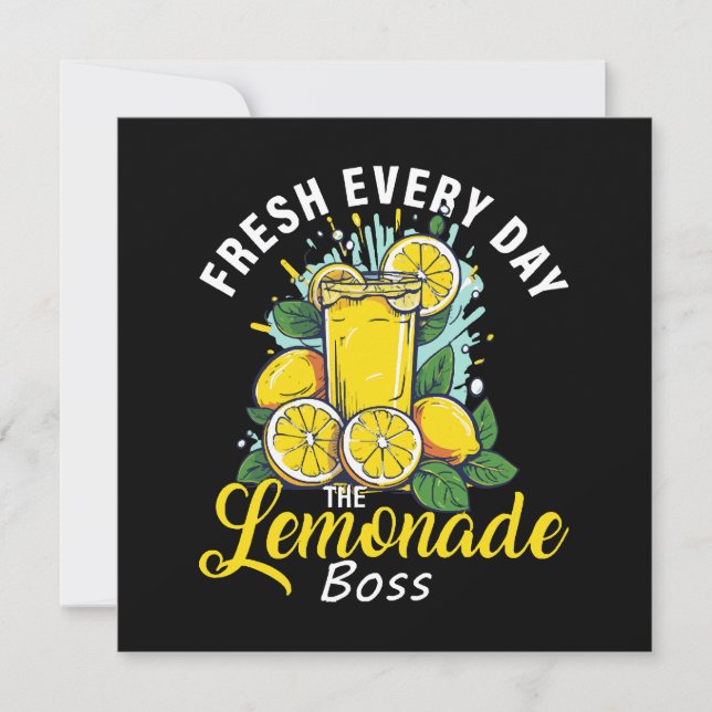 Fresco Todos os Dias O Chefe da Limonada (Frente)