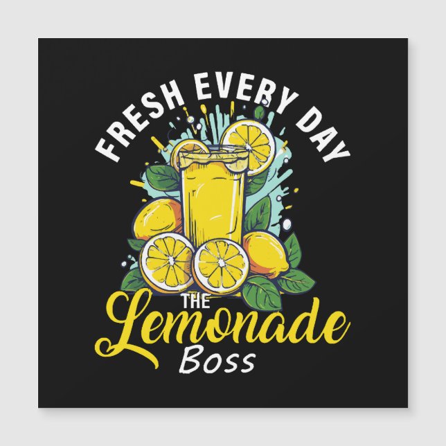 Fresco Todos os Dias O Chefe da Limonada (Frente)